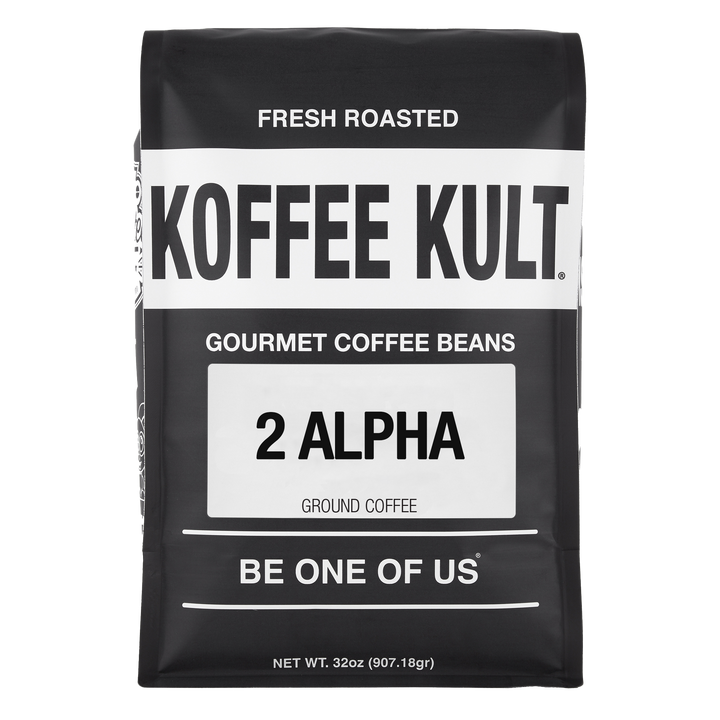 2 Alpha 32oz Ground Coffee Front Facing