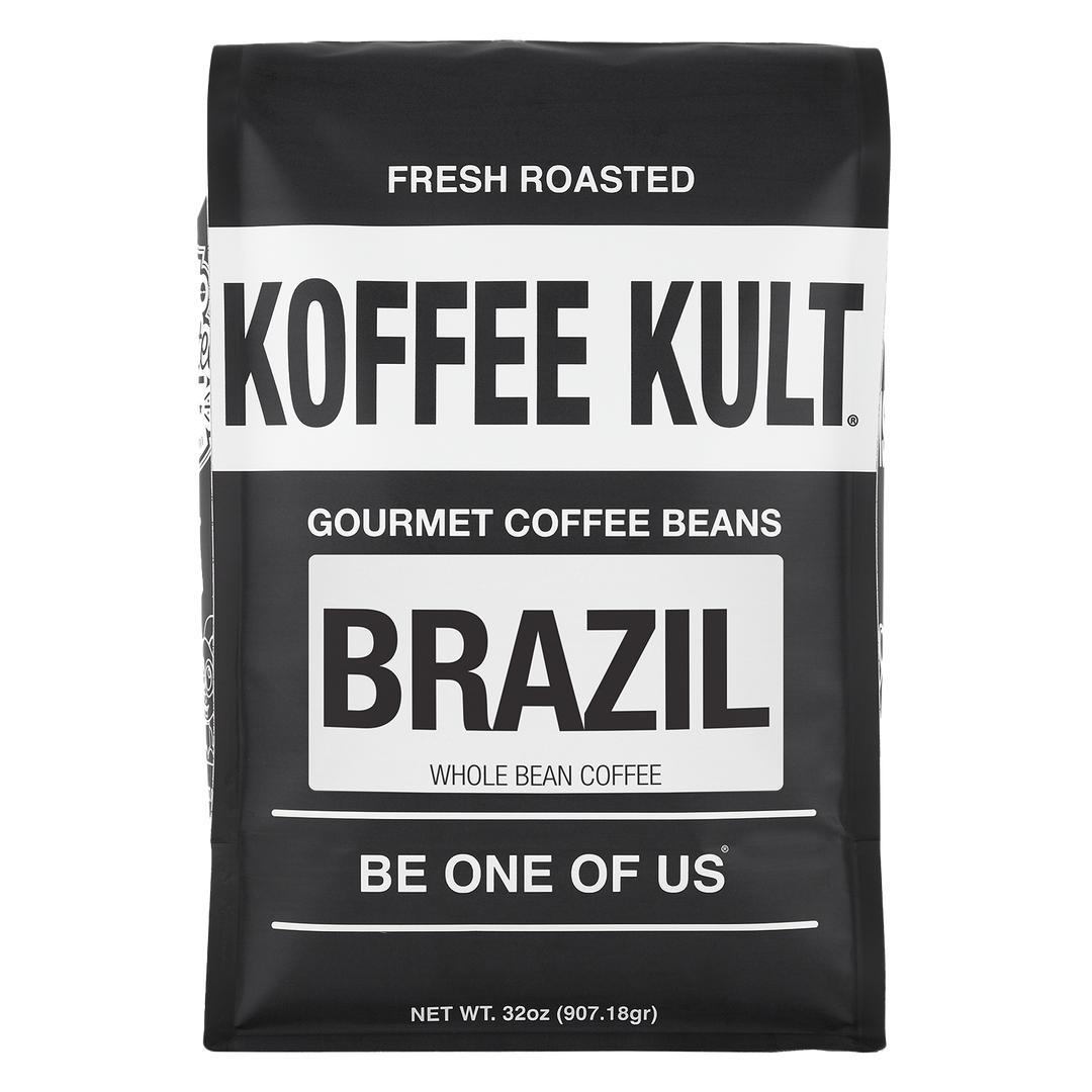 Brazil 32oz Whole Bean Coffee Front Facing