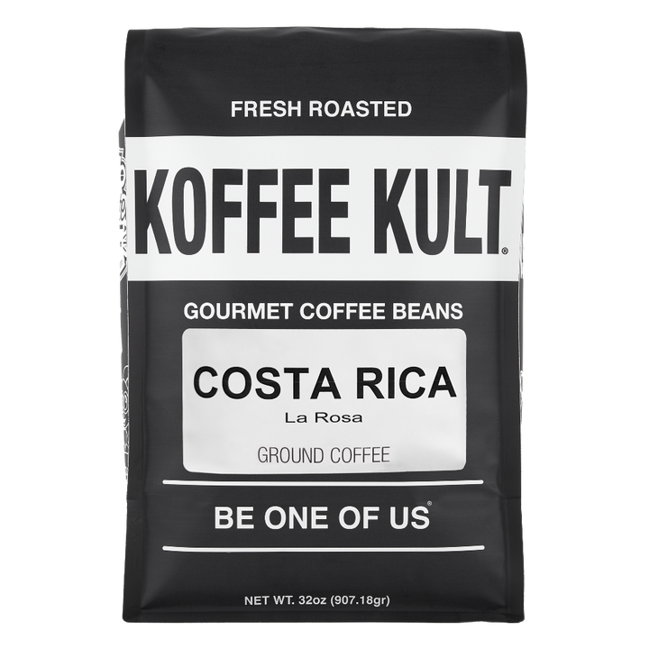 Costa Rica 32oz ground coffee front facing