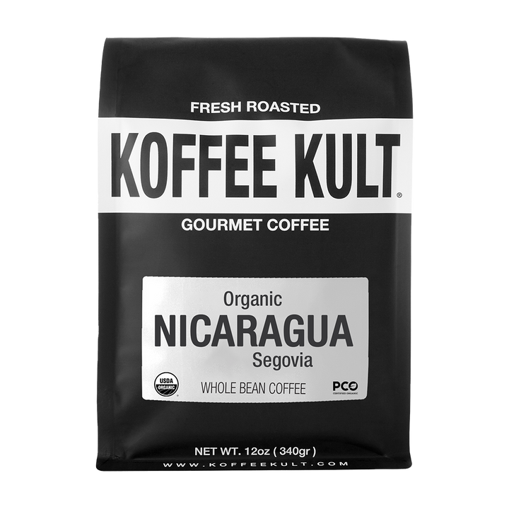 Nicaragua whole bean coffee front