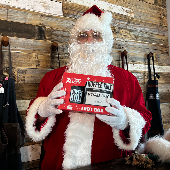 Santa Claus with Loot Box