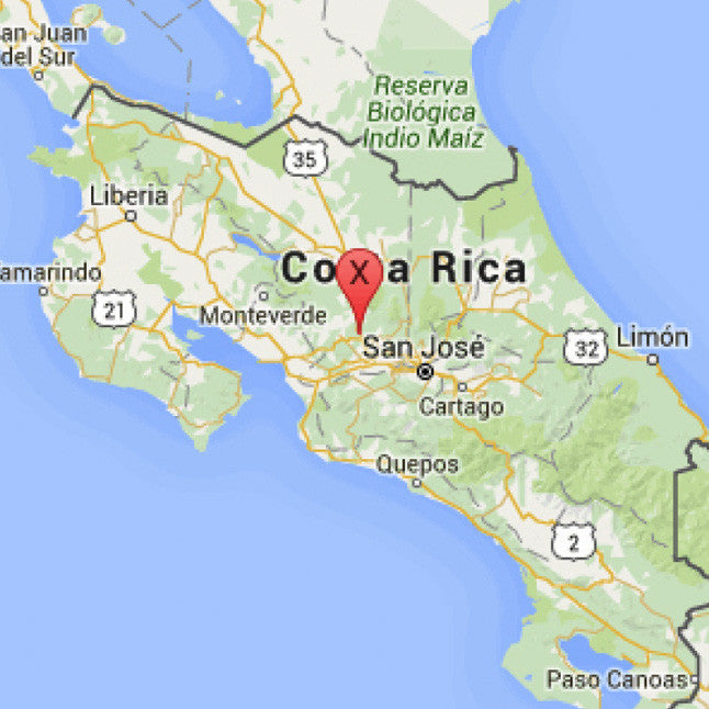 Costa Rica map