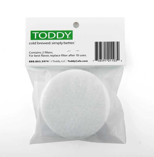 toddy coffee brewer filter front