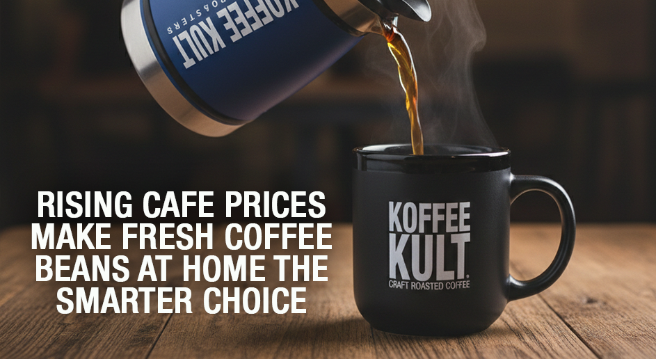 Why Rising Café Coffee Prices Make Fresh-Roasted Beans a Smarter Choice Than Ever