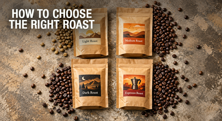 How to choose the right coffee roast for your brewing method