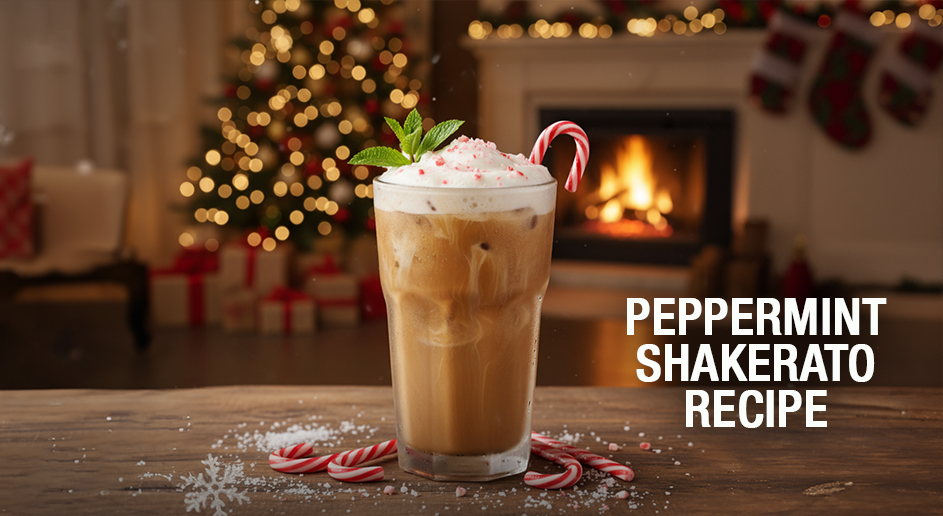 Jingling Java Shake: The Peppermint Shakerato That Sleighs the Season 🎄☕
