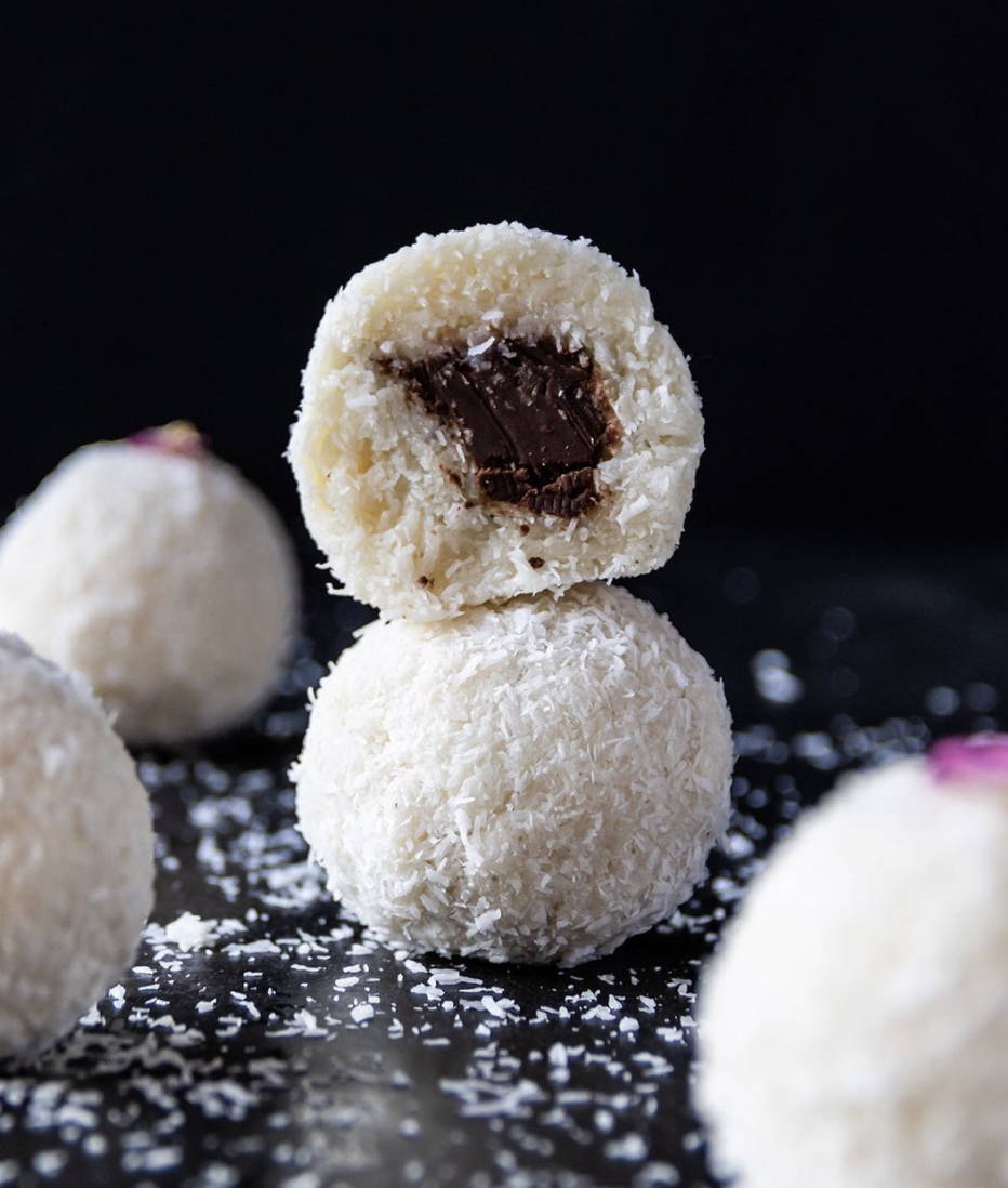 Chocolate Coconut Ladoo Recipe