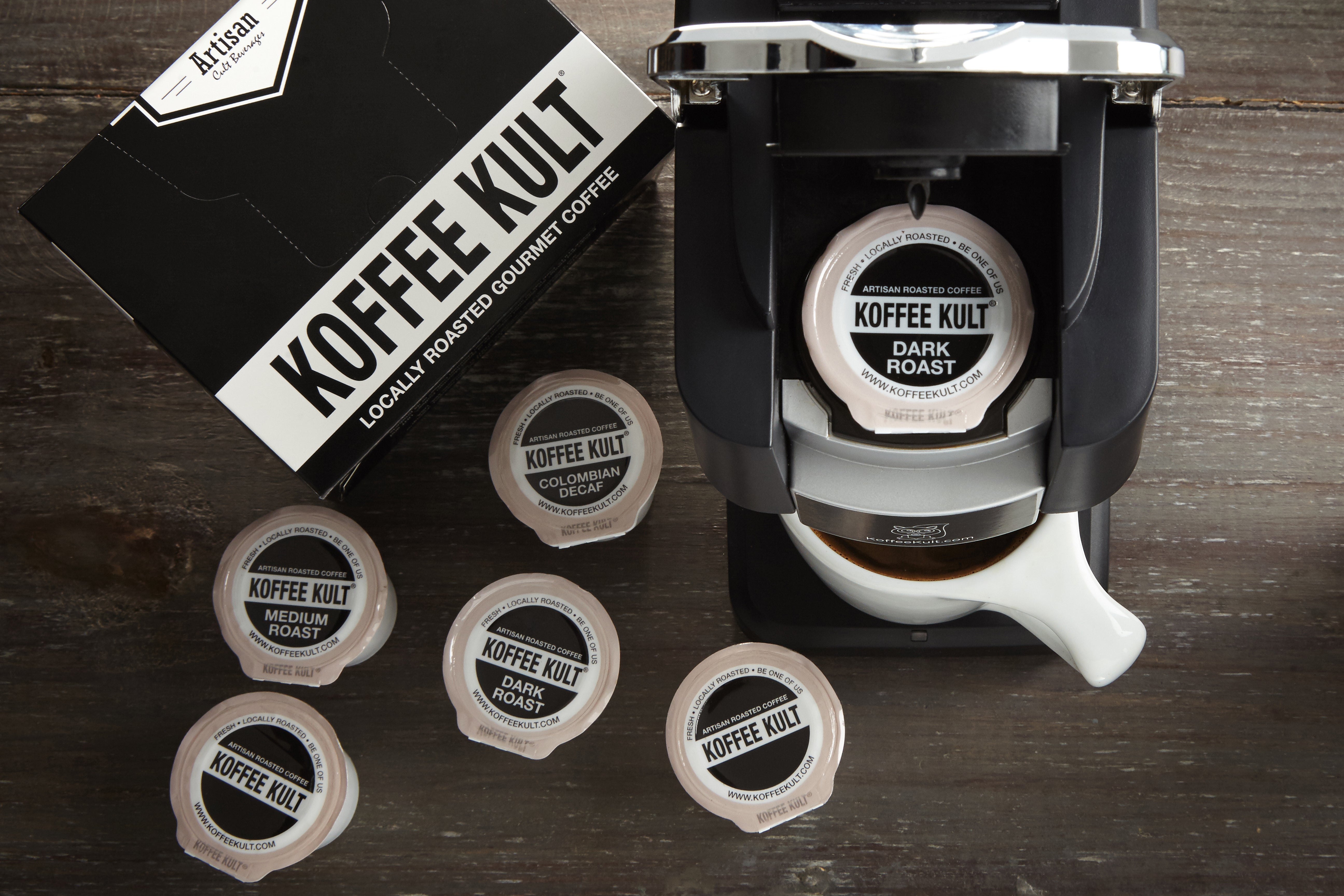 Koffee Kult Single Serve Cups and Pods