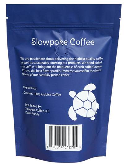 slow poke coffee shell blend back