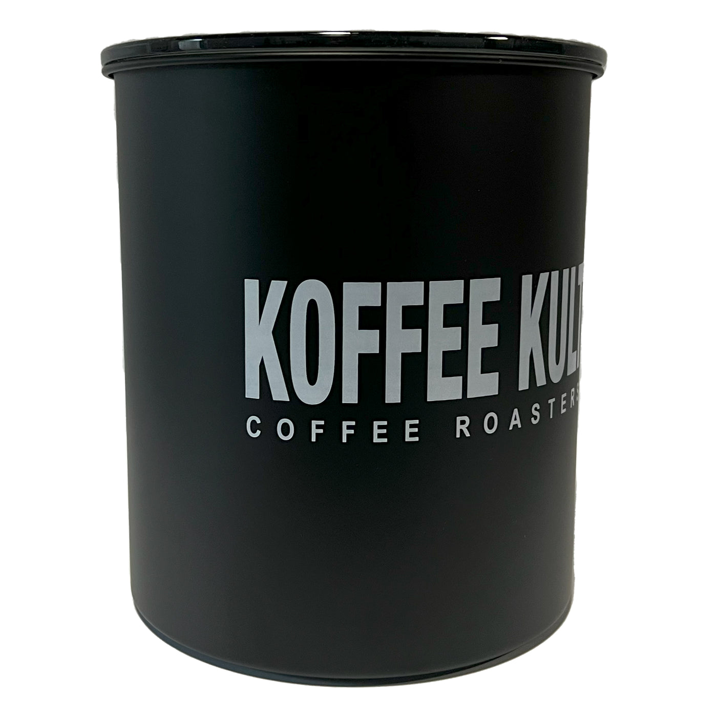 Airtight coffee container - Matte black - Holds 1 lb whole beans