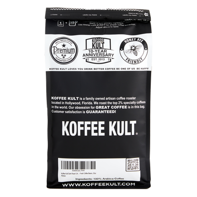 Dark Roast 32oz back of bag
