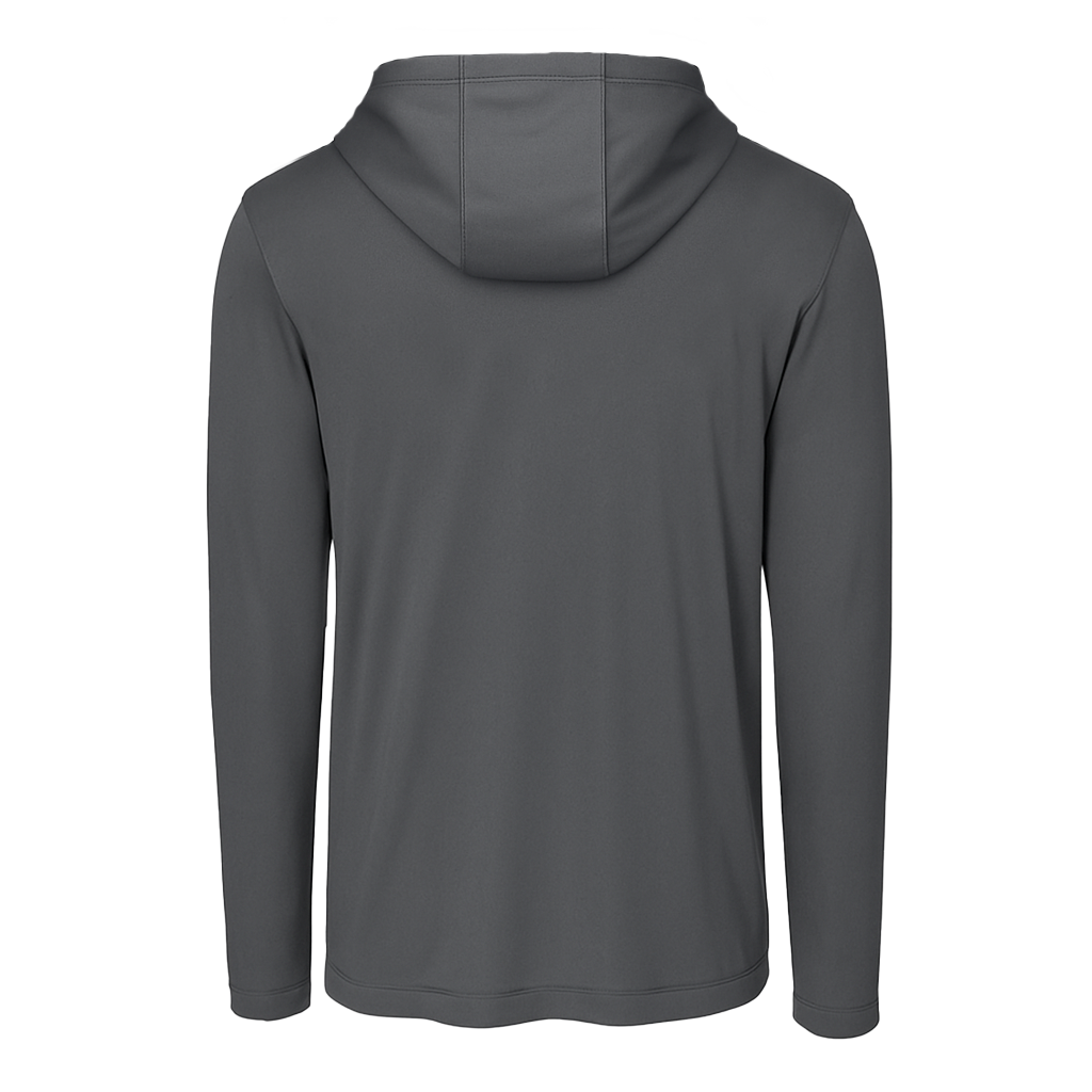 Gray Hoodie Back
