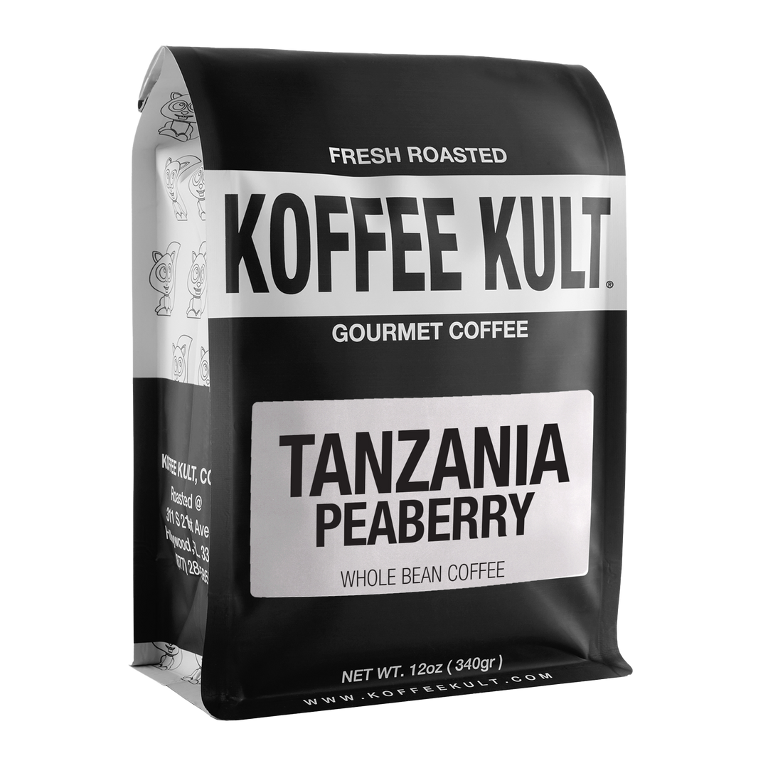 Tanzania Peaberry 12oz whole bean coffee