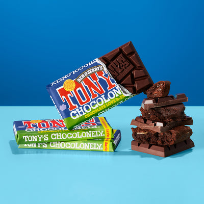 Tony's Chocolonely Dark Milk Chocolate with Brownie