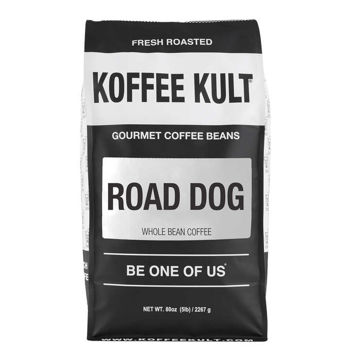 Road Dog 80oz Whole Bean Coffee Front Facing