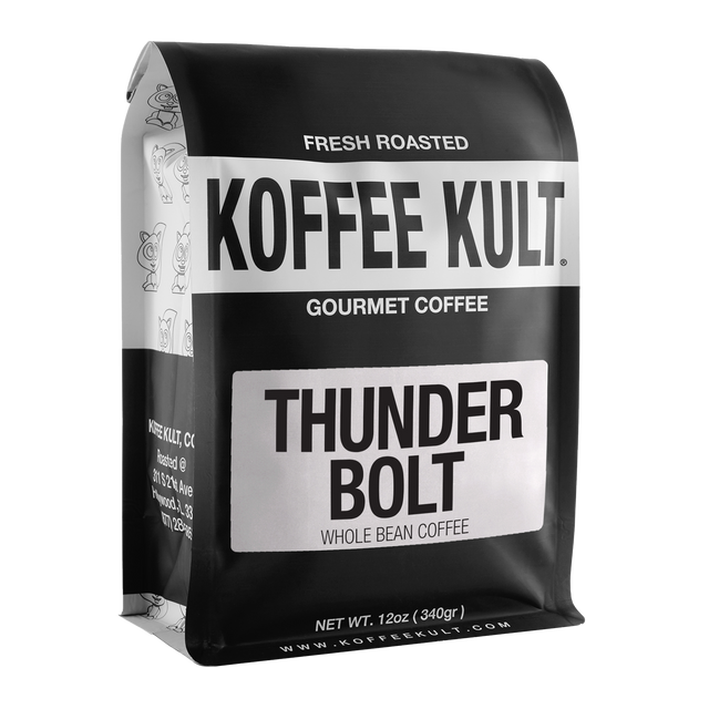 Thunder Bolt 12oz whole bean coffee