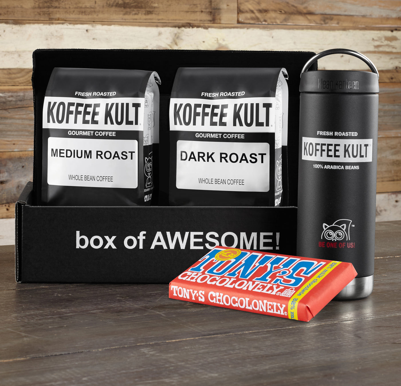 2 x 12oz Coffee With Travel Mug and Chocolate Bar Gift Box