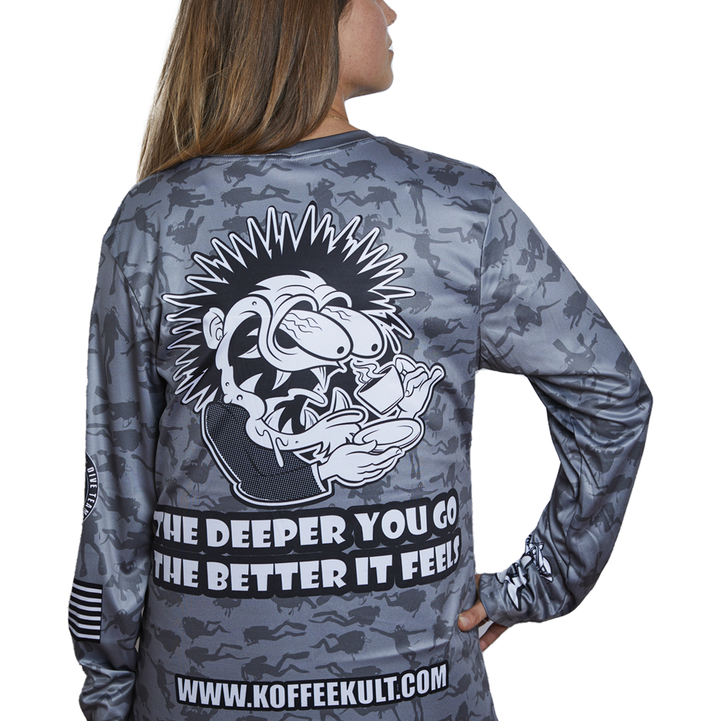 Koffee Kult dive shirt back