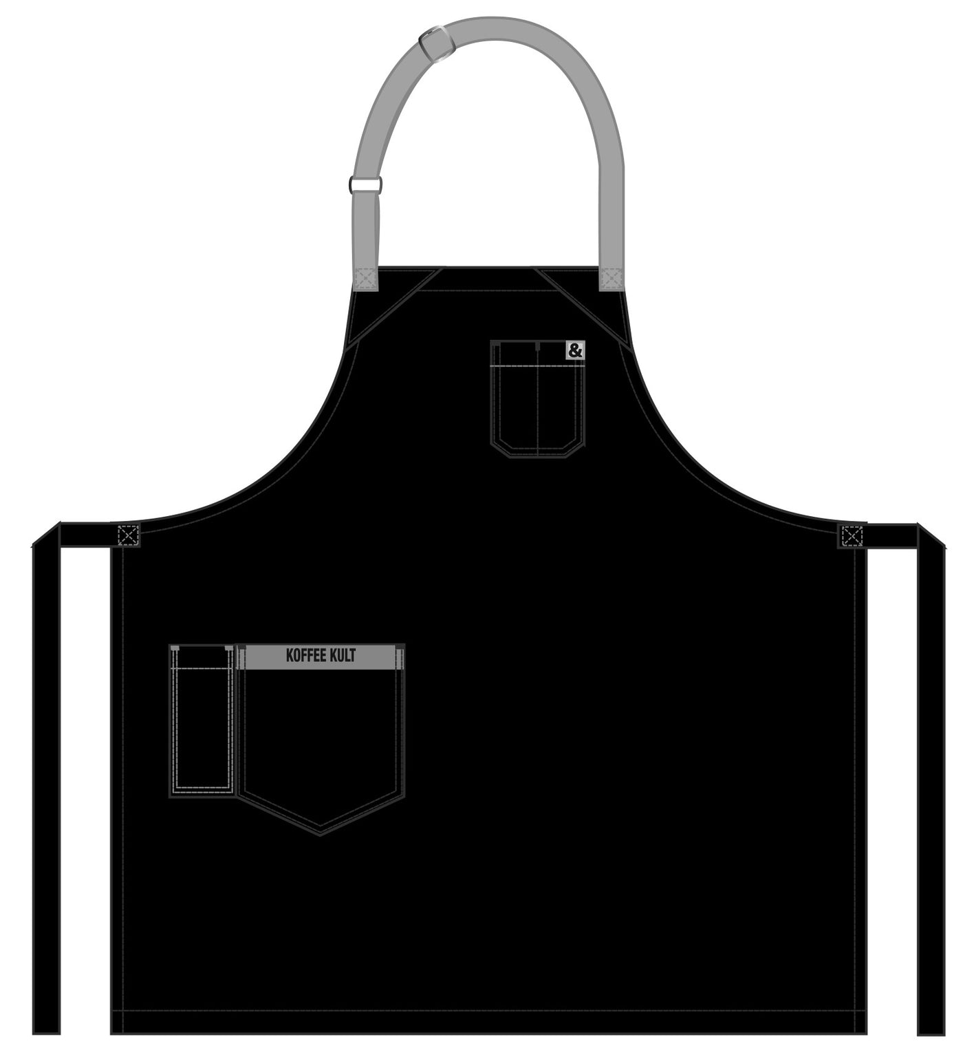 H B Koffee Kult apron
