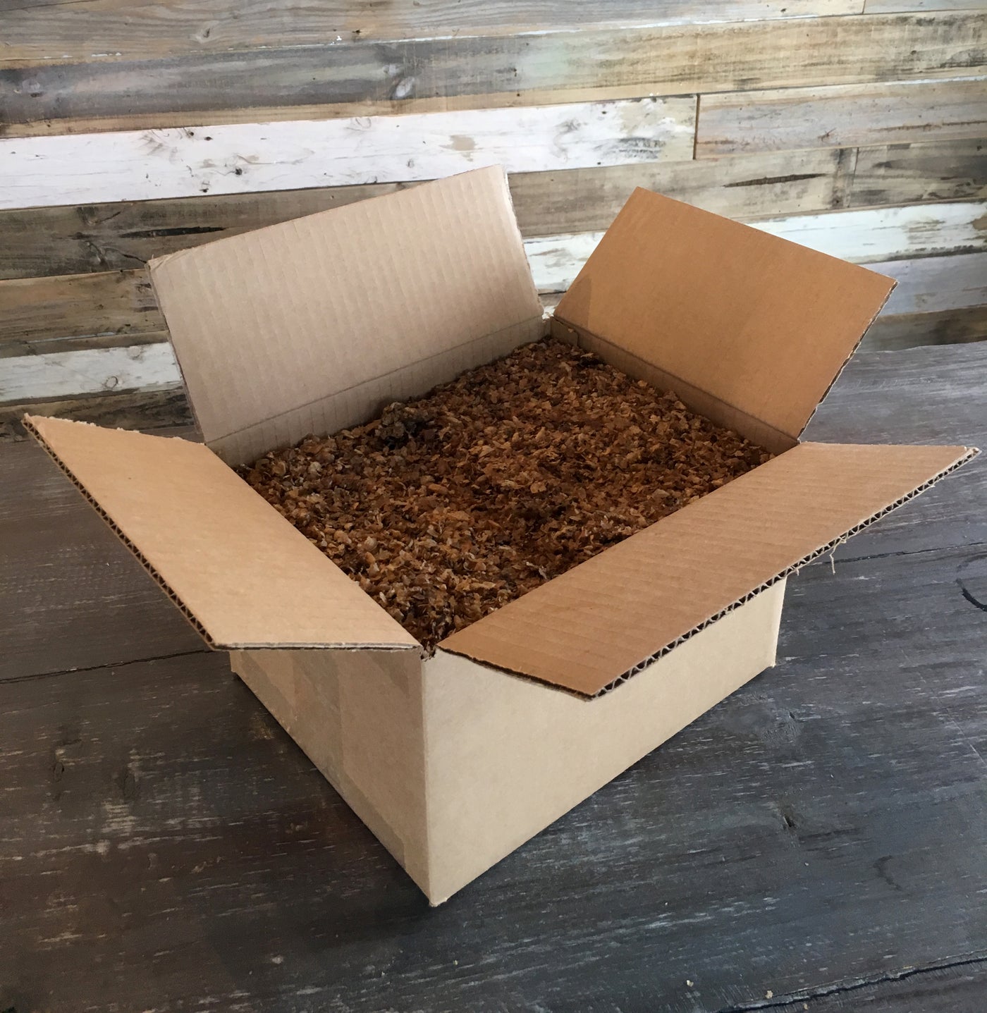box of coffee chaff top right