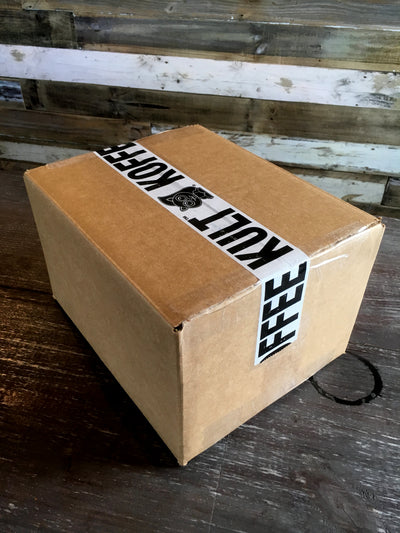 box of coffee chaff