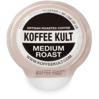 Original Koffee Kult Medium Roast coffee in single serve cups