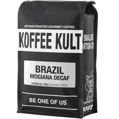 Brazil Mogiana Decaf Chemical Free Decaf Ground Coffee