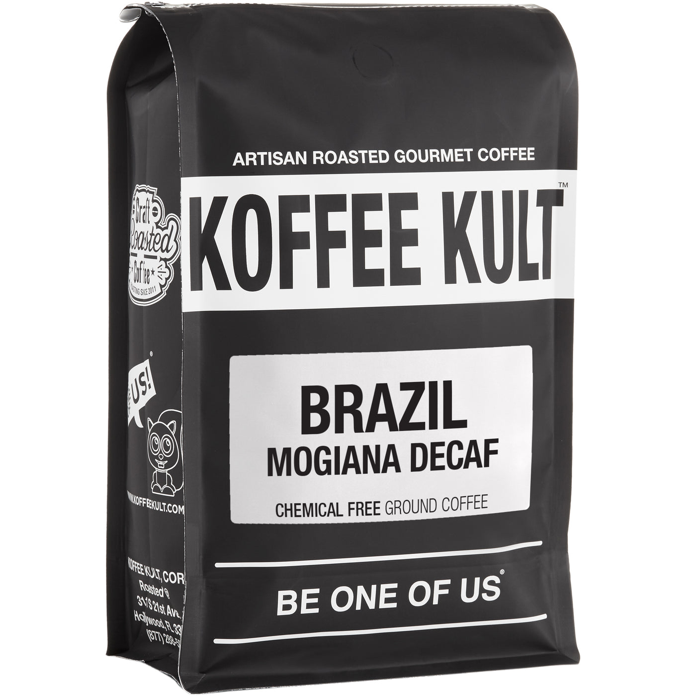 Brazil Mogiana Decaf Chemical Free Decaf Ground Coffee